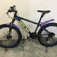 570★岐阜発　⑥△SPEAR XCA200/マウンテンバイク/自転車△26インチ/10段変速/ギア確認/走行確認/太タイヤ/サビ有り/現状品　R4.8/20★