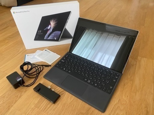 【美品中古】Surface Pro 2017年モデル FJR-00014 core m2 ssd 128 メモリ4GB Microsoft