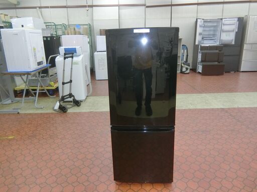 ID 190962　冷蔵庫２ドア　146L　三菱　２０１９年　MR-P15D-B