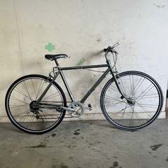 h-45i579□岐阜発　△BRIDGESTONE/クロスバイク/Mark Rosa/ブリジストン/6段変速/後スポーク2本折れ、4本欠品/防犯有り/ジャンク品　R6.1/27○ 579□岐阜発 △BRIDGESTONE/クロスバイク/Mark Rosa/ブリジストン/6段