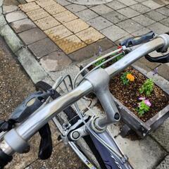 自転車クロスバイク　７００Ｃ　3x7変速　フレーム　アルミ　サドル　新品　配達可能