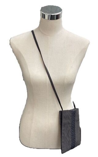 HERMES エルメス エールラインポシェット グレー 斜めがけ バッグ