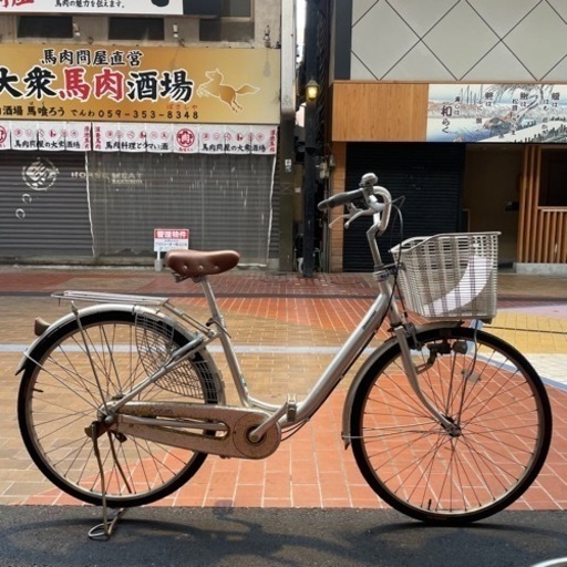 【状態考慮のため格安‼️タイヤ前後新品】　ブリヂストン カルーサ   26インチ アルミフレーム