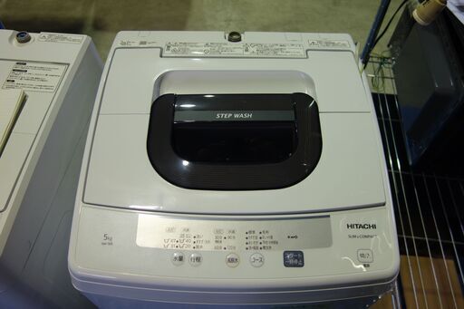 234【2020年製】日立 5kg しっかり洗う「2ステップウォッシュ」風脱水搭載!!洗濯機