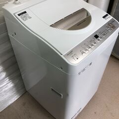 【糸島市内 送料無料】 SHARP タテ型洗濯乾燥機 洗濯ステンレス穴なし槽 スリムタイプ #0702-1
