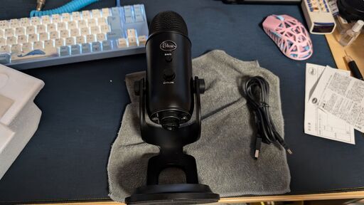 【中古美品】ロジクール Blue Yeti  (BM400BK)PC用マイク