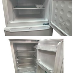 NO.1554 【2022年製】 Haier ノンフロン冷凍冷蔵庫 JR-N130B 130L 家電