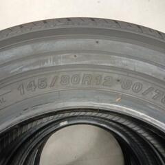 新車外し　145/80R12　バン用タイヤ