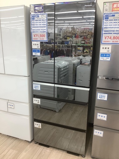 Panasonic(パナソニック)6ドア冷蔵庫　601Lのご紹介！(トレファク寝屋川)