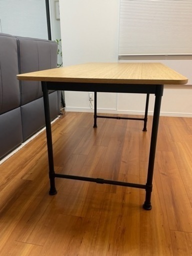 IKEAダイニング+椅子4脚セット 直接引取限定】黒いダイニングチェア4脚