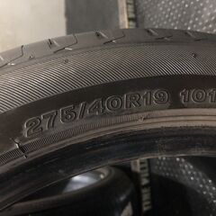 BS BRIDGESTONE REGNO GR-Xll 275/40R19 19インチ 夏タイヤ 2本 21年製 バリ溝 ベンツ/CLクラス/Eクラス/Sクラス等　(KTL095) 