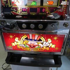 パチスロ実機 ニューアイムジャグラー コイン不要機・ドアキー・設定