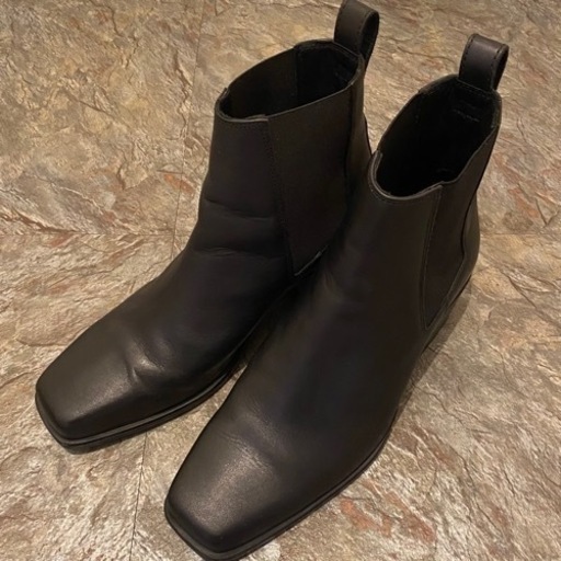 ZARAサイドゴアブーツ27.5cm靴/バッグ 靴 ブーツ