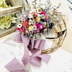 リース　ドライフラワー　tpgjm