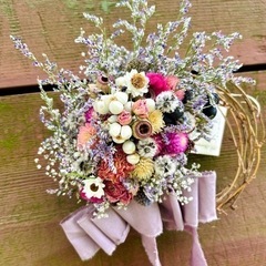 リース　ドライフラワー　tpgjm