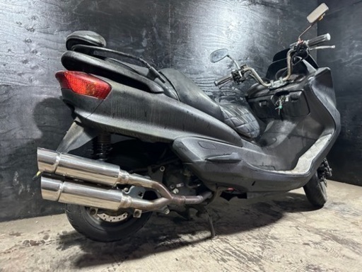 ★支払総額4.2万円★走行テスト済み！書類完備♪ ヤマハ マジェスティ250C SG03J エナメルシート！社外マフラー！人気のマジェC！カスタムベースにも♪ ☆支払総額4.2万円☆走行テスト済み！書類完備♪ ヤマハ マジェスティ250C