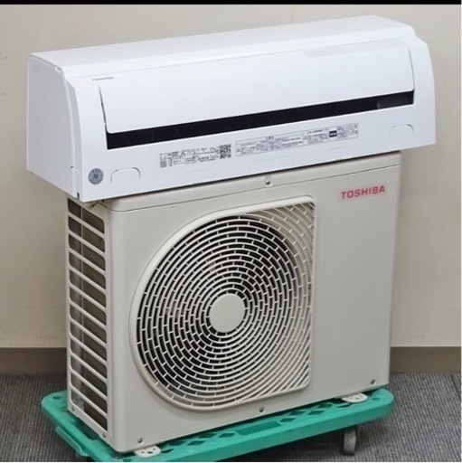 【お取引中】(29)東芝 プラズマ空清 マジック洗浄熱交換器 1リットル洗浄 無線LAN内蔵 ルームエアコン 2.2kW おもに6畳用 2022年製 取付販売