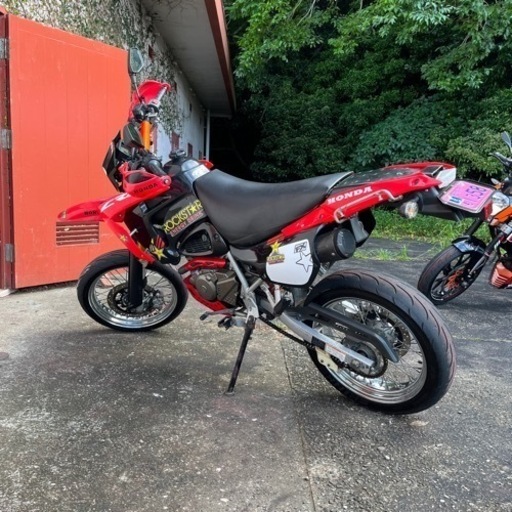 決まりました。エンジン好調　RX１２５ヒョースンCRF風カスタム　モタード 　実働車 決まりました。エンジン好調 RX125ヒョースンCRF風カスタム