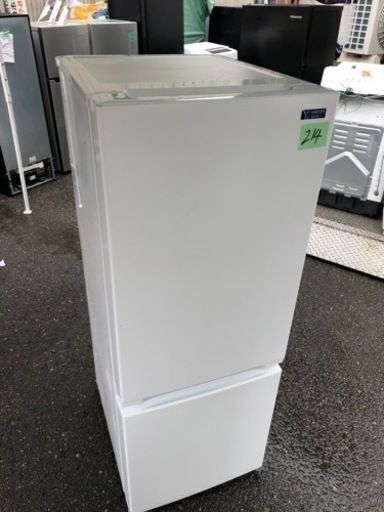 NO 214 福岡市内配送設置無料✨ 2019年　ヤマダ電機 2ドア冷蔵庫 (156L・右開き) ホワイト YRZF15G1