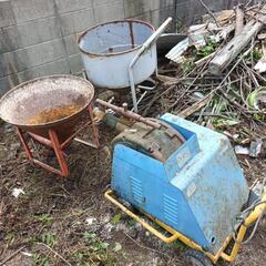 モルタル圧送機３点セット