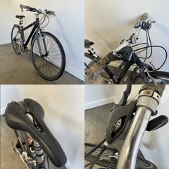 586(コ)□岐阜発　△ GIANT / ジャイアント / クロスバイク / 3×8段変速 / 色塗り / サドル破れあり / 走行確認 / 現状品　R6.6/4□