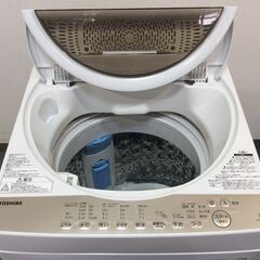 （10/17受渡済）JT9090【TOSHIBA/東芝 7.0㎏洗濯機】美品 2020年製 AW-7G8 家電 洗濯 簡易乾燥付