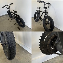590(B)□岐阜発　△ GRESS / ファットバイク / 3×7段変速 / 後ハブにガタつきがあります / 走行不可 / 現状品　R6.6/3□