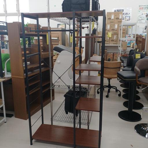★ジモティー割あり★デザインラック現状販売　高さ(H)154× 幅(W)90× 奥行(D)40(cm)　【joh1631】