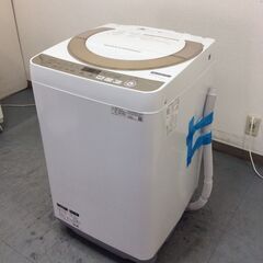 JT9092【SHARP/シャープ 7.0㎏洗濯機】2019年製 ES-KS70U 家電 洗濯 簡易乾燥付