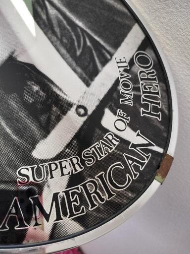 昭和レトロ★AMERICAN HEROジェームスディーンパブミラー39cm