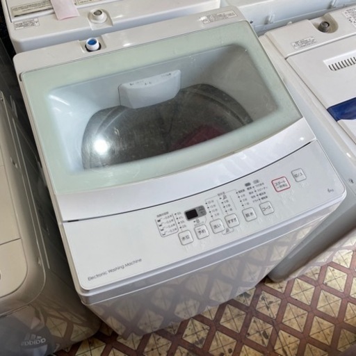 ニトリ　6kg全自動洗濯機 2019 年製　NTR60 分解洗浄済み　1ヶ月保障付き【リサイクルショップ道楽屋】