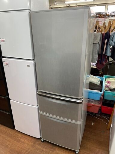 冷蔵庫　No.13626　三菱　2011年製　370L　MR-C37S-S1　※パーツ欠品　【リサイクルショップどりーむ天保山店】