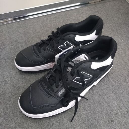 ★ジモティー割引有★ New Balance ローカットスニーカー 550 黒×白 27cm 未使用品