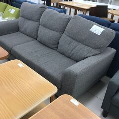 ★ジモティ割あり★  3人掛けソファ グレー H90×D90×W200 クリーニング済み HJ3622 ☆ジモティ割あり☆ 3人掛けソファ グレー H90×D90×W200 クリーニング