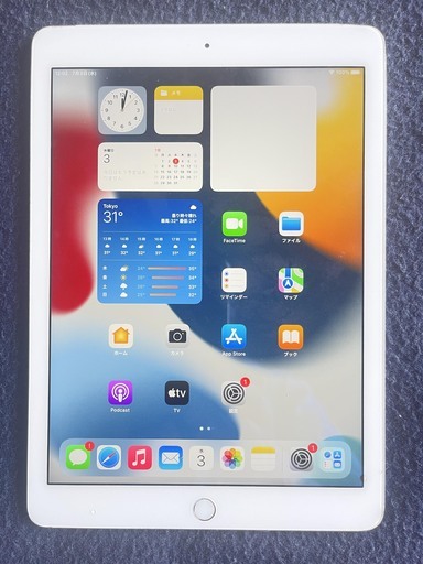iPad air 第２世代 silver Wi-Fi-cell ３２GB　バッテリー８８％