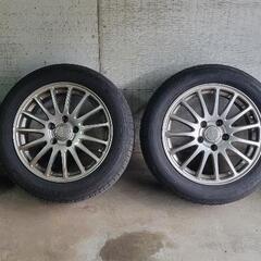お話し中】夏タイヤ205/55R16 & 16インチアルミホイール 中古4本セット