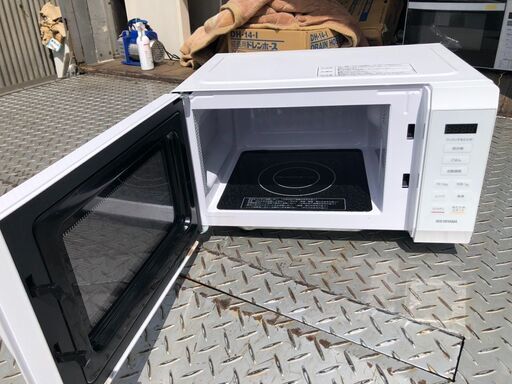 アイリス 電子レン KMB-F186-W 2023年製 フラット 2023年式 アイリス