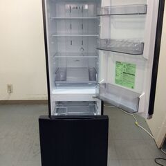 (7/5受渡済)JT9094【TOSHIBA/東芝 2ドア冷蔵庫】美品 2021年製 GR-S17BS-K 家電 キッチン 冷蔵冷凍庫 右開き 170L