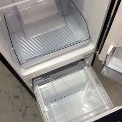 (7/5受渡済)JT9094【TOSHIBA/東芝 2ドア冷蔵庫】美品 2021年製 GR-S17BS-K 家電 キッチン 冷蔵冷凍庫 右開き 170L