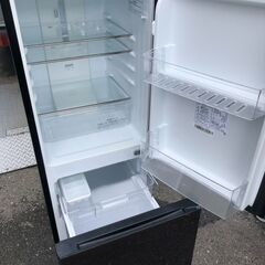 NO 246 🌈北九州市内配送設置無料✨🌈　2019年　ハイセンス 【右開き】154L 2ドア ノンフロン冷蔵庫 エディオンオリジナル ダークブラウン HR-G1501 