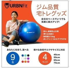 【新品】ジム　人気のブラック‼️　URBNFit バランスボール...