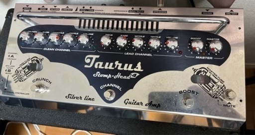 ジャンク　TAURUS ( タウラス ) Stomp Head 4 Silver Line フロアアンプ