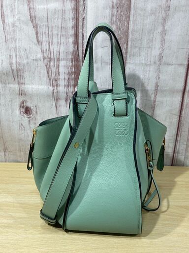 LOEWE ロエベ レザー ハンモック スモール  2WAY ハンド ショルダーバッグ　210