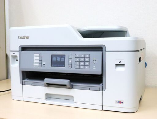 【鳥】≪C121ジ≫通電OK brother/ブラザー インクジェットプリンター 複合機 MFC-J5630CDW 印刷枚数5,217枚 コピー機 インク付 現状品