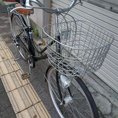 eirin[エイリン]26吋 ファッションタウンサイクル 外装6段/LEDオート/ブラック