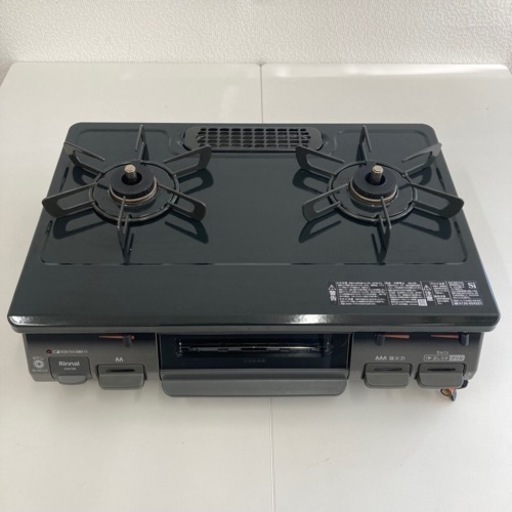 【美品】リンナイ/Rinnai VH67BKR RT67JH ガスコンロ ガステーブル LPガス 2021年製 動作確認済み