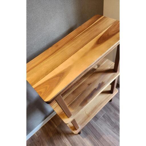 ZARA HOME】アカシアシェルフ/シェルフ/棚/収納棚/サイドテーブル - 棚、シェルフ
