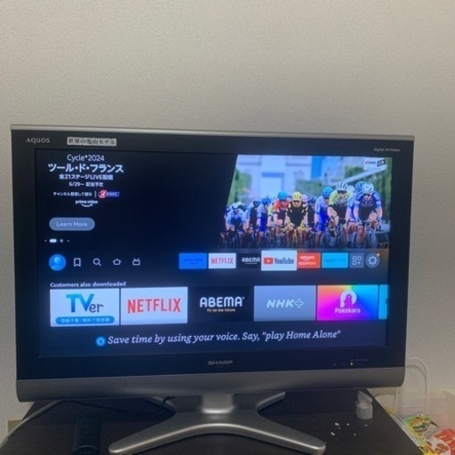 テレビ台付きシャップテレビ32インチ
