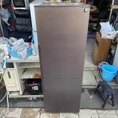 SHARP プラズマクラスター　271L　2ドア冷蔵庫　2017年製　SJ-PD27-C 1ヶ月保障付き【リサイクルショップ道楽屋】