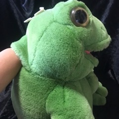 24Kpolarpuffポーラーパフ　プレイトーキン　パペットカエル　ぬいぐるみ 24Kpolarpuffポーラーパフ プレイトーキン パペットカエル ぬいぐるみ